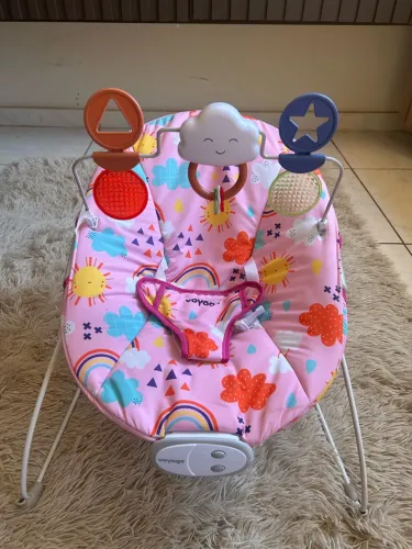 Cadeirinha de descanso de Bebê Voyage com Música e Vibração
