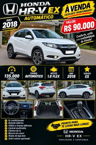Honda HR-V EX 1.8 Flexone 16V 5P Aut. 2018