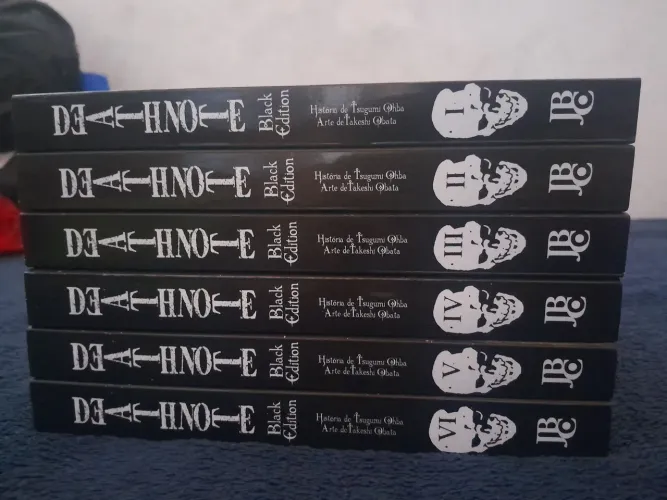 Death Note Black Edition Coleção Completa