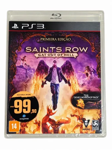 Jogo Saints Row Gat Out Of Hell Playstation 3 Ps3 Lacrado