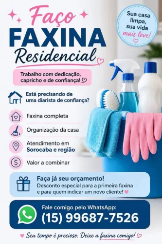 FAÇO FAXINA!