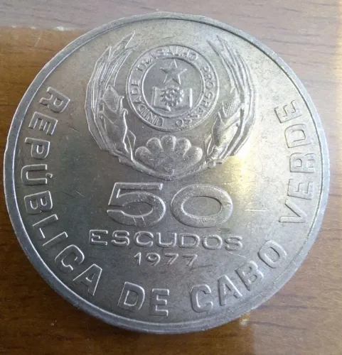 Moeda Cabo Verde 34,1mm
