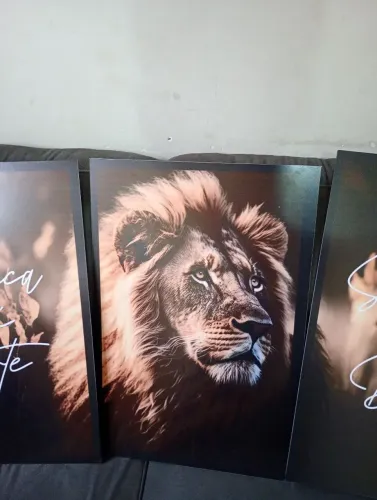 QUADRO DE DECORAÇÃO "NUNCA FOI SORTE SEMPRE FOI DEUS" NUNCA USADO EM PERFEITO ESTADO