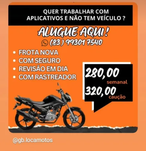 Locação de moto