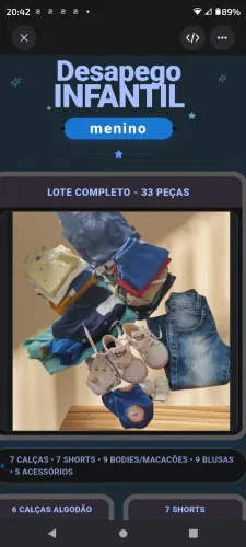 Roupas menino