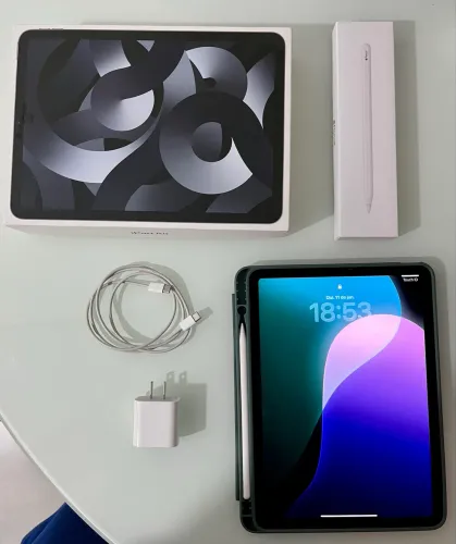 iPad Air 5ª Geração (M1) 64GB Wi-Fi + Apple Pencil 2