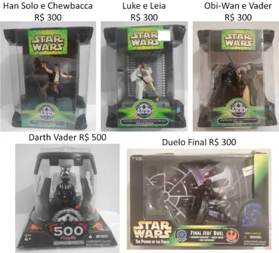 Conjuntos Figuras Star Wars Lacrados