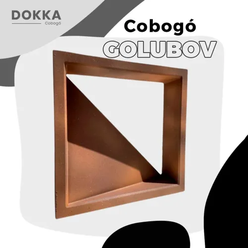 Cobogó Golubov aço corten 