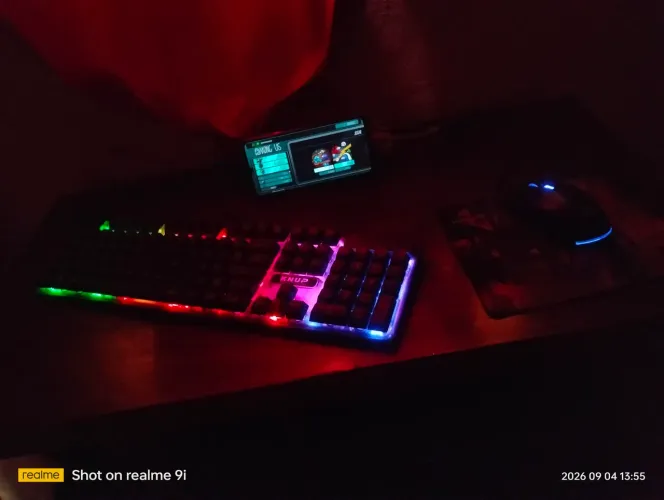 Teclado e mouse Gamer