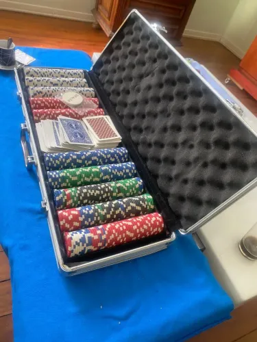 Maleta de fichas de poker
