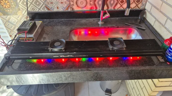 Luminária para aquário 