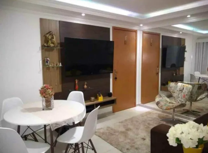 Apartamento semi mobiliado