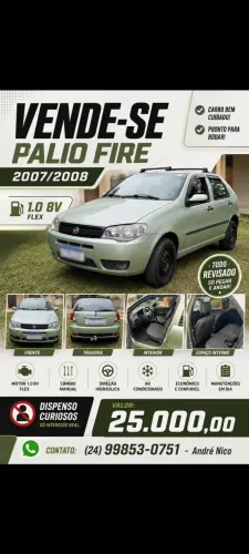Fiat Palio 1.0/ Trofeo 1.0 Fire/ Fire Flex 4P 2008
