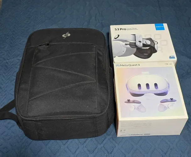 Óculos VR - Meta Quest 3 com acessórios 