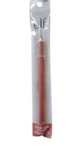 Lápis Labial e.l.f. Cream Glide Lip Liner - Cor Truth or Bare
