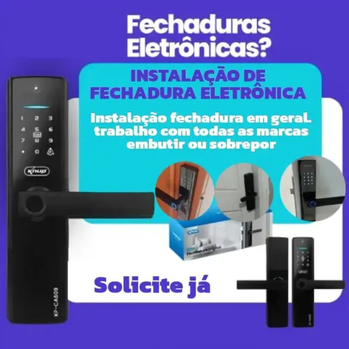 TÉCNICO INSTALAÇÃO FECHADURA ELETRÔNICA