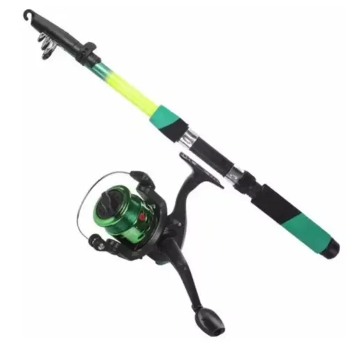 Kit pesca vara + molinete + linha promoção 