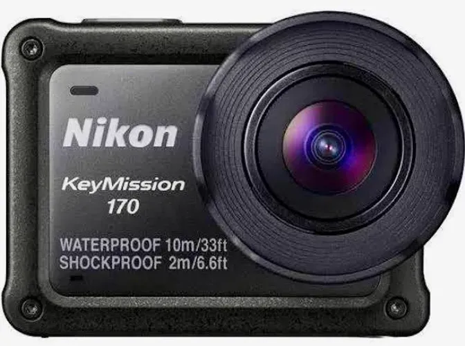 Nikon KeyMission 170 4K - Completa com Todos os Acessórios