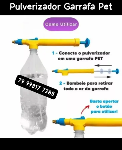 Pulverizador Manual Para Garrafa PET - Praticidade e Economia