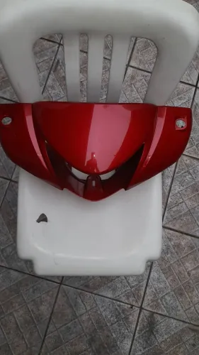 Carenagem farol biz 125 vermelha