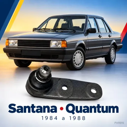Pivô de Suspensão Inferior VW Santana Quantum 1984 a 1988 Perfect PVI1015 - Novo