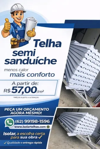 Telhas isotérmicas 