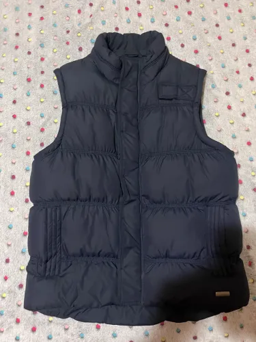 colete puffer valente azul marinho