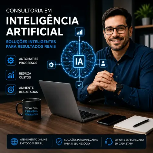 Consultoria em IA: automatize processos, reduza custos (e aumente resultados já! Online.!!