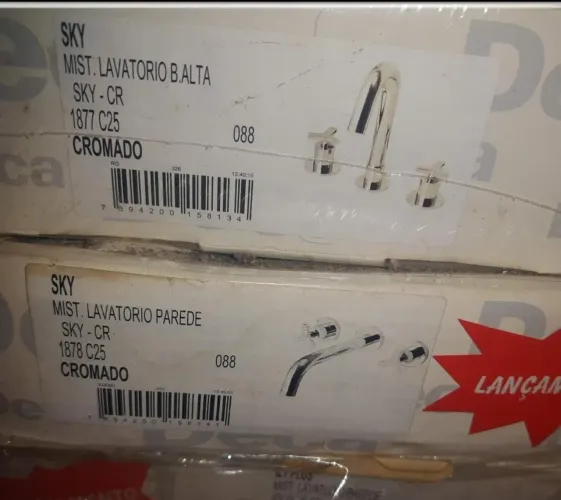 Misturador Banheiro parede Deca C25 Sky novíssimo na caixa