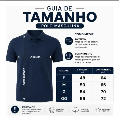 Camisa gola polo