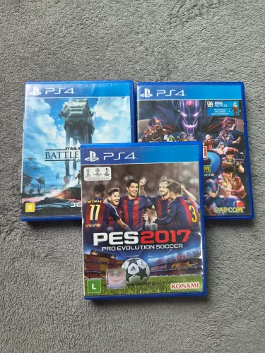 Lote 3 Jogos PS4.