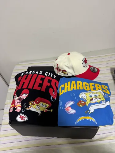 Coleção NFL x Bob Esponja São Paulo game 2025
