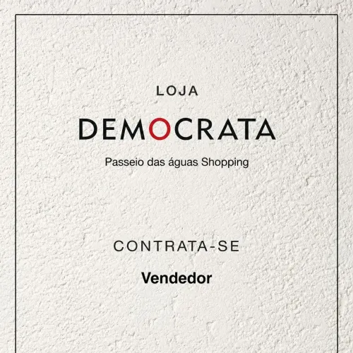 Vendedor (a) Calçados-Passeio das águas Shopping