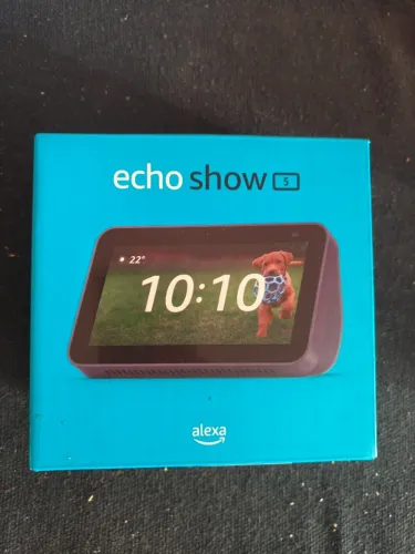 Echo Show 5 (2ª Geração): Smart Display de 5" com Alexa e câmera de 2 MP - Cor Azul