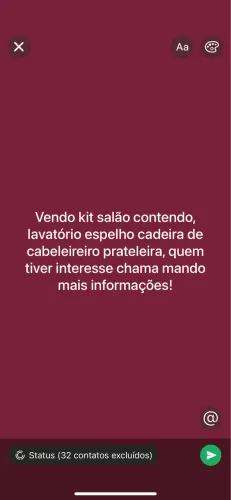 Kit salão barato