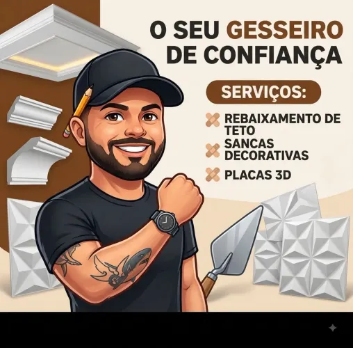 Serviços de gesseiro
