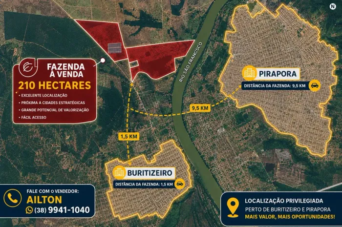 FAZENDA DO AILTON - BURITIZEIRO/MG <br>
