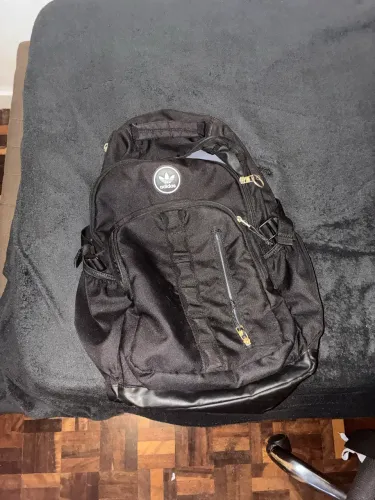 adidas Originals Mochila Trefoil Patch, Negro -, Mochila Trefoil Patch