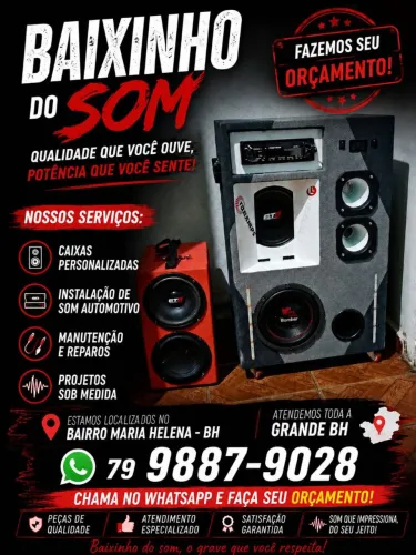 Faço caixas de som sobre medidas 