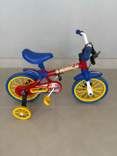 Bicicleta Infantil Menino Bombeiro 2 A 4 Anos Aro 12