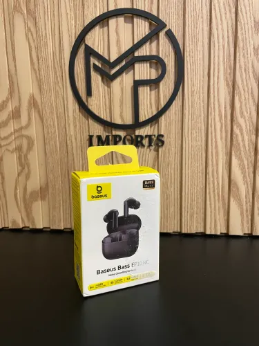Fone Baseus Bass EP10 NC Bluetooth Original - ANC -43dB Com Cancelamento de Ruído
