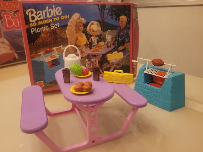 Barbie picnic set anos 90'