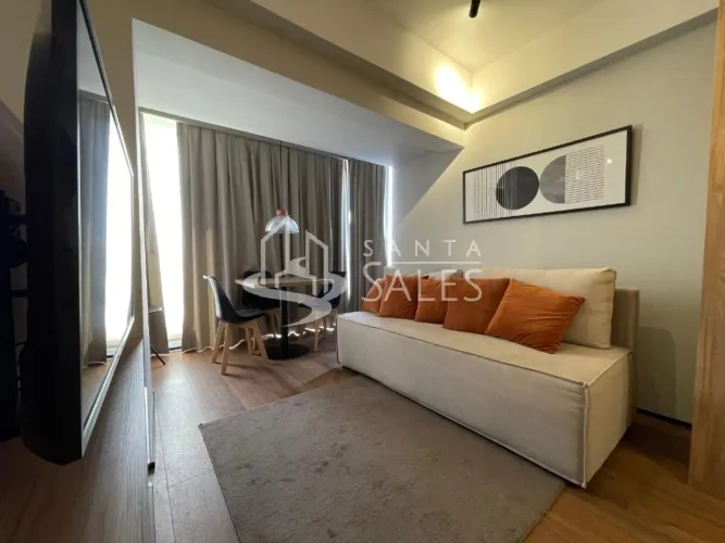 Aluguel de Apartamento de Alto Padrão no Butantã, São Paulo-SP: 1 Quarto, 1 Banheiro, 1 Va