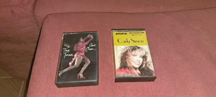 2 fitas cassete original Tina Turne e Carly Simon 40,00r