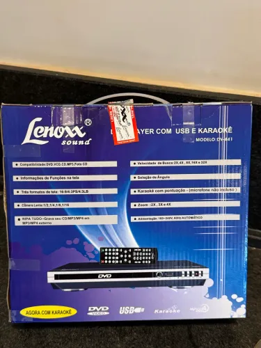 DVD player Lennoxx com USB novo na cx