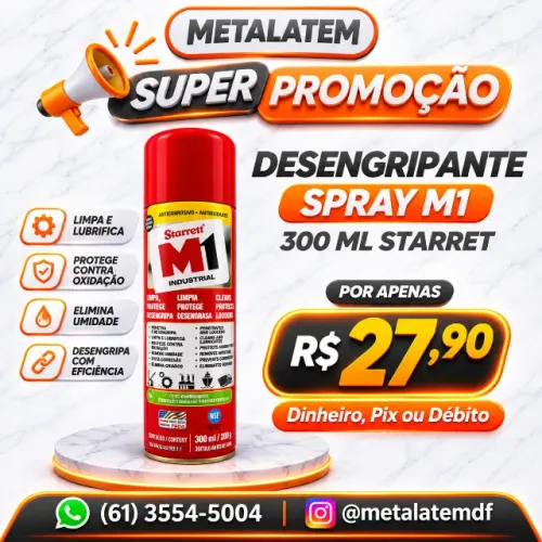 DESENGRIPANTE SPRAY M1 STARRETT 300ML