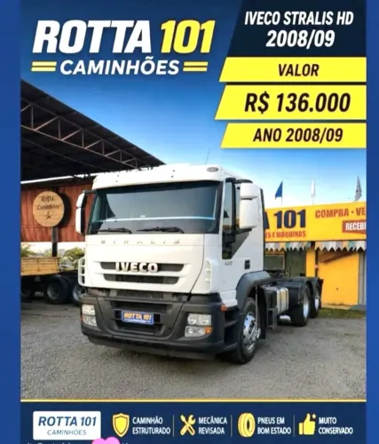 Cavalo Mecânico Iveco Stralis 420 6x4  ano 2008
