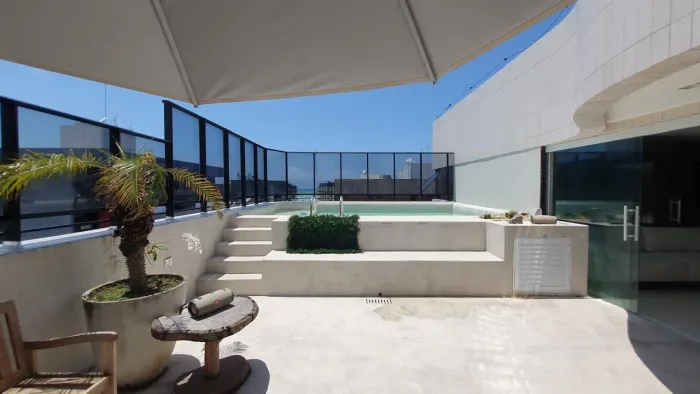 Fica tudo! Linda cobertura a venda com 5 suítes, 356m² - Ponta Verde - Maceió/AL