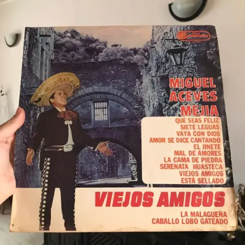 lp vinil - miguel aceves mejia -viejos amigos 1968