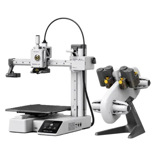 Impressora 3D Bambu Lab A1 Mini Combo AMS Lite 500mm/s - Prata